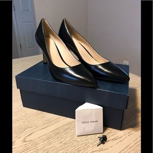 Cole Haan Juliana Pump 75 Black Leather